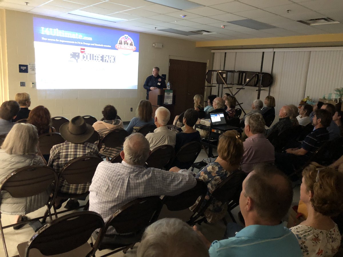 ErikSandoval's tweet image. College Park residents pack a meeting about #i4ultimateproject @news6wkmg