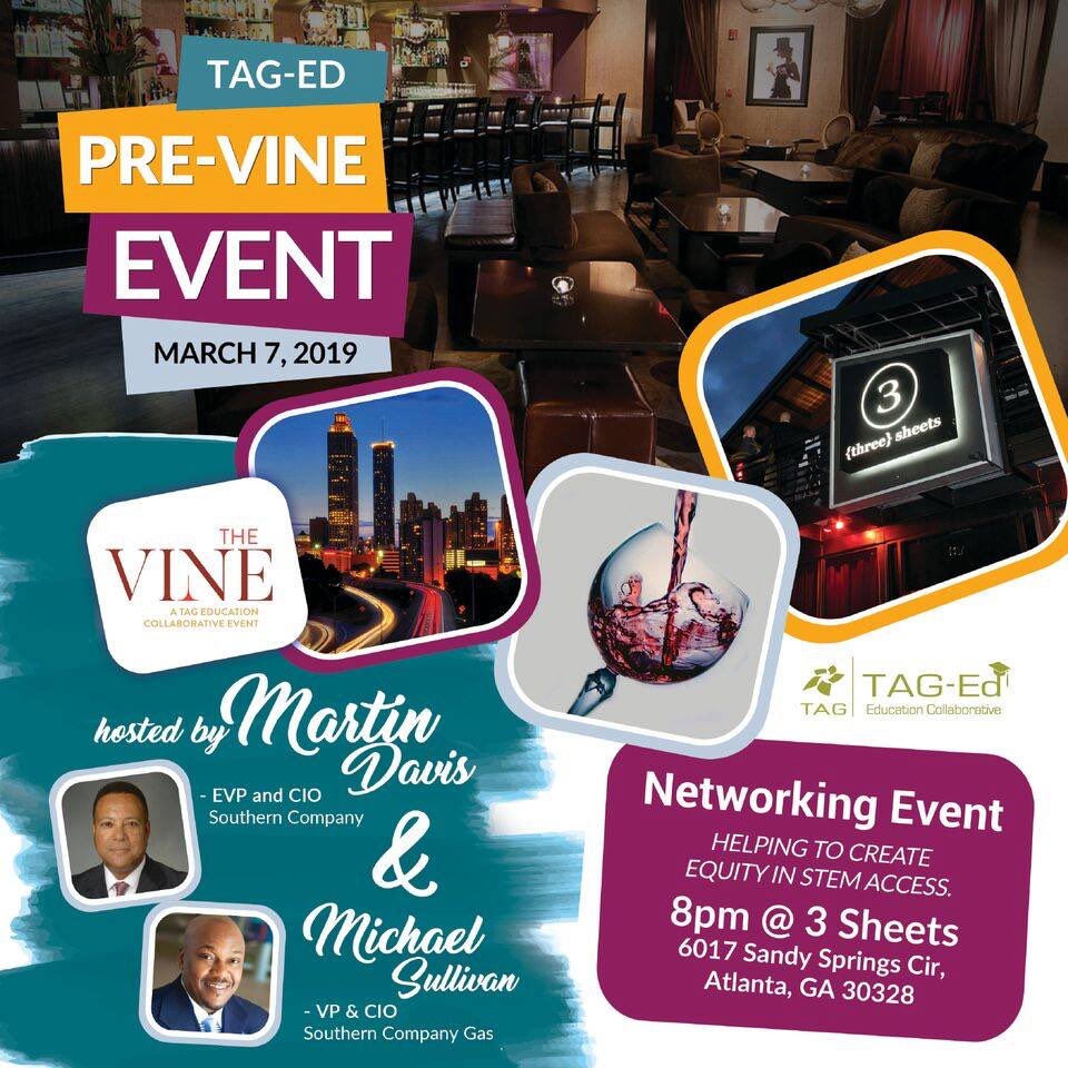 DocJoMac's tweet photo. Free drinks and food! Your donations go to STEM education for GA kids #STEM @TAG_education #technology https://t.co/5WObygoHMj