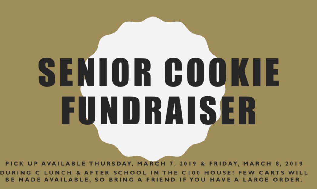 SC2019SC's tweet photo. SEN19RS!! Please check the Senior Google Classroom to review the cookie fundraiser information. Remind a friend!! Orders will not be held over Spring Break!🍪🍪🍪🍪🍪🍪@ShadowCreekHS https://t.co/ytwKdiirkS