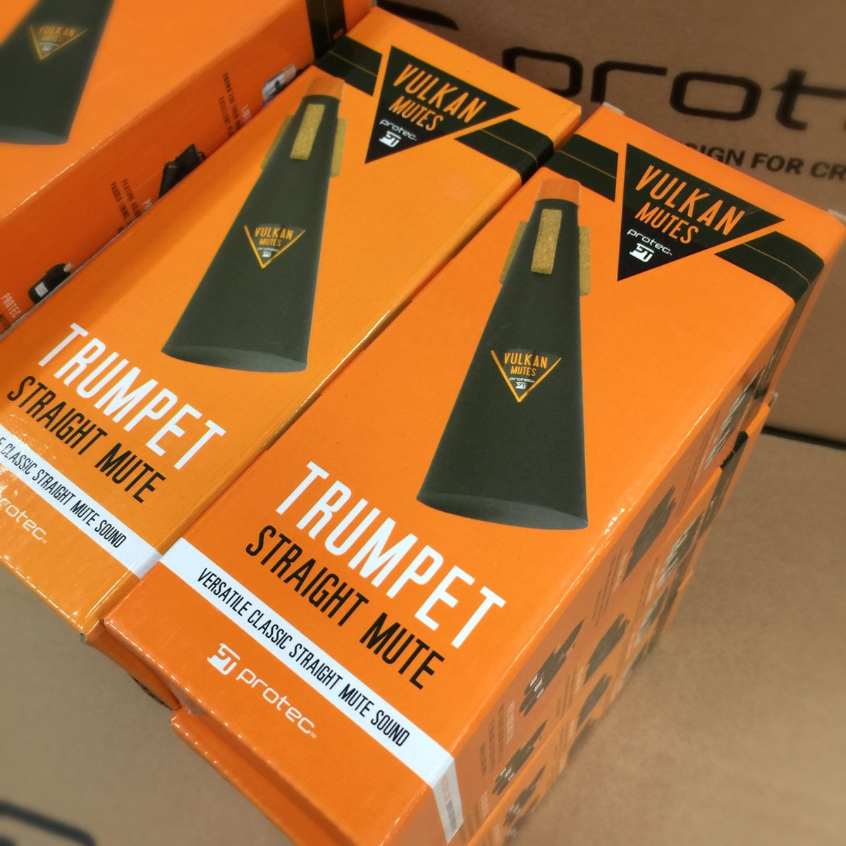 protecstyle's tweet photo. Batch of Vulkan #trumpet mutes heading out to Protec dealer @tedbrownmusic in the state of #Washington. Versatile #tone, super #strong fiber, &amp; bell bumper to prevent scratches! #tedbrownmusic #protecstyle https://t.co/HA9Y4YCNdF