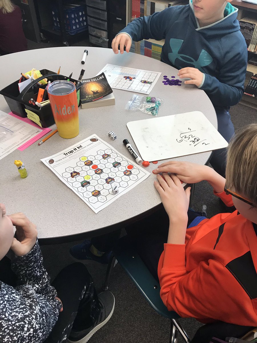 MLR_Math's tweet photo. After finishing a long Module, 5th graders take some time to reinforce their skills with some fun fraction games. #MLRproud https://t.co/LXYZ12xsRh