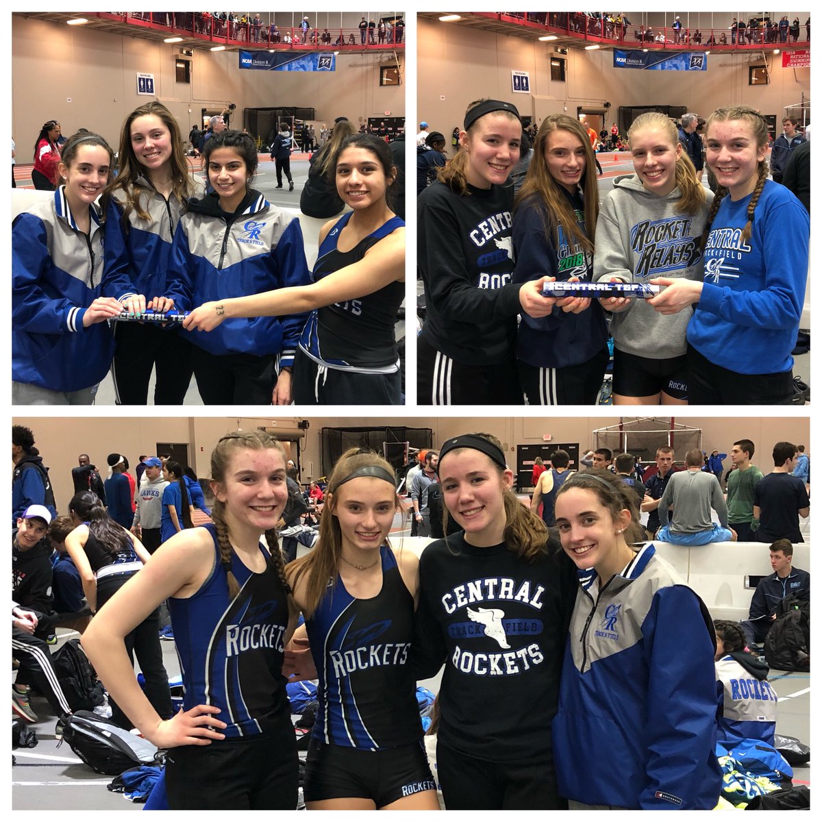 CentralGirlsTF's tweet photo. @AthleticsRocket @dhpreps @Rockets_XC @BCThrows @VinceNeil301 Great day for the lady rockets today at the Mustang Relays. New school record in the 4x2 and season bests in the 4x8 and 4x4. Congrats girls!! https://t.co/za5MWgY8p0 https://t.co/eUkymPqWSE