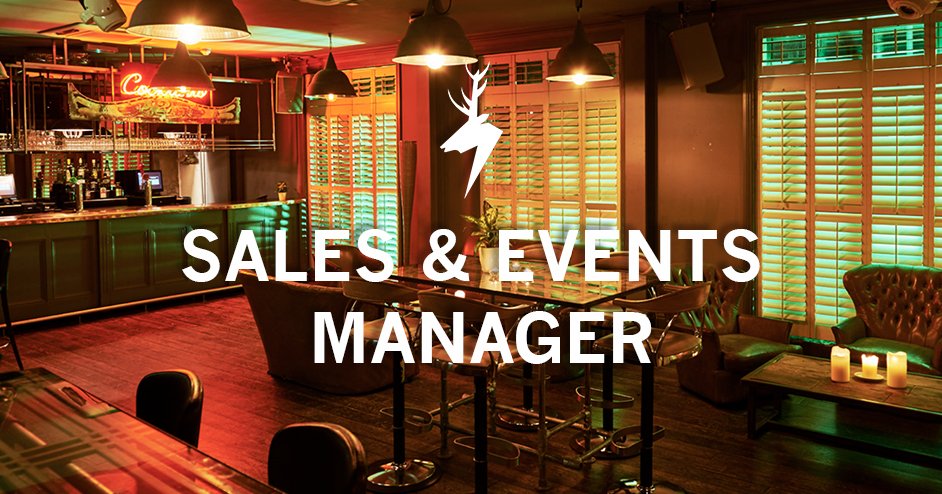 TheDriverLDN's tweet photo. We are looking for a sales &amp; events manager to join our team! 
For more info and how to apply check: https://t.co/Sm6mp3FCoI https://t.co/Qx2XPDOyf0