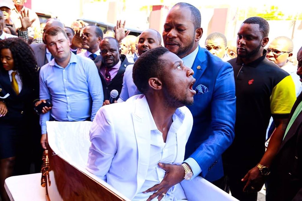 solo_ambuku's tweet photo. @Alisonj09424077 @julez_1996 @dailynation Poor #Cult member, who bewitched you to stick to renown #ReligiousCons like the #MightiestProphet, #ProphetOwour. Are you waiting for #RessurectionChallenge to awaken from the trance? Repent, and go back to your parents' church. #Resist #CultsKE ๐ https://t.co/37hyyxauRU