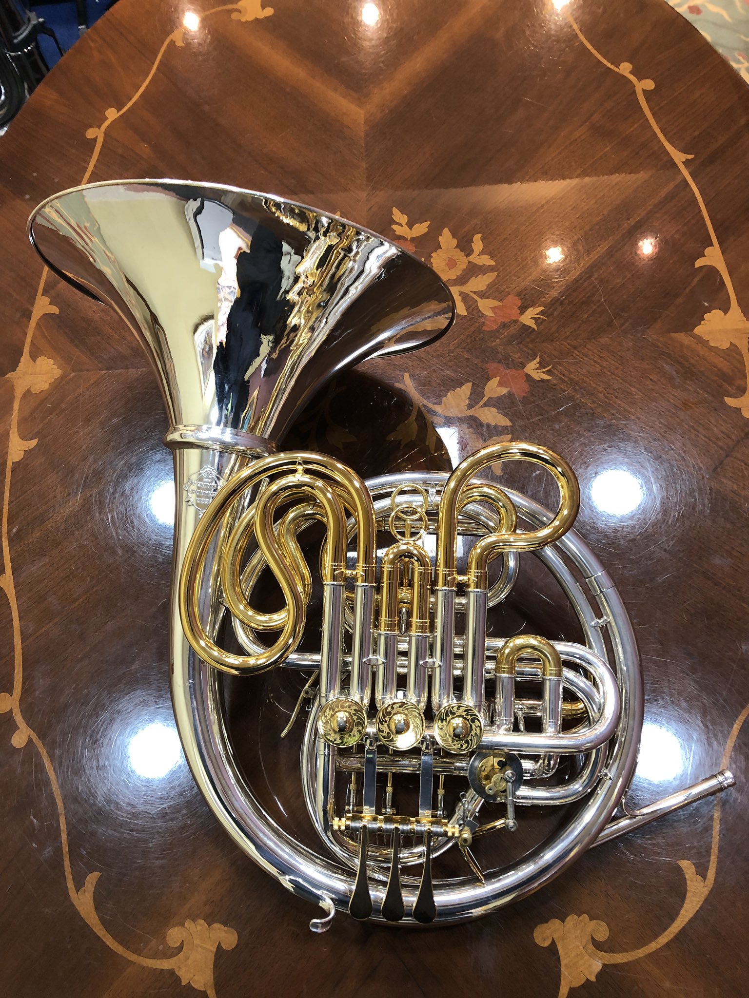 アレキサンダー103用主管 イエローブラス ラッカー仕上げ Alexander