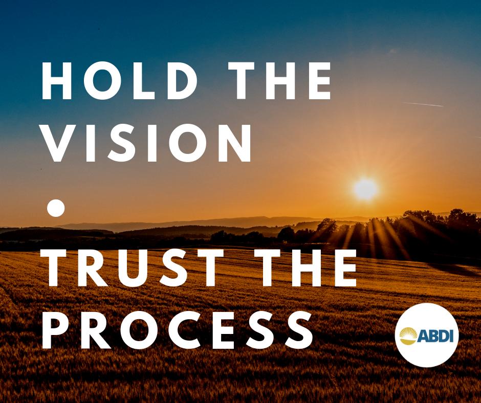 In any tough time in business, it’s easy to get down, lose motivation, and watch progress stall. But ups and downs in business are inevitable! 

If you’re clear on your Vision, it’s easier to trust you're still heading in the right direction, despite a couple of bumps on the way.