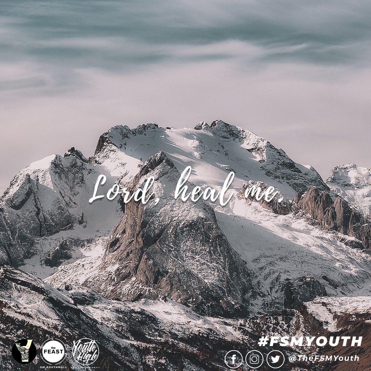 thefsmyouth's tweet photo. We pray that the Lord may heal us. 

Stop denying. 
Start surrendering our burdens, fears, doubts and everything that is holding us back to our breakthrough. 
And continue to have faith to the Lord for everything we do.  

Have a great week to YOUth! 

#FSMYouth
#LOJYouthAlabang https://t.co/4IyC3J4ZrQ