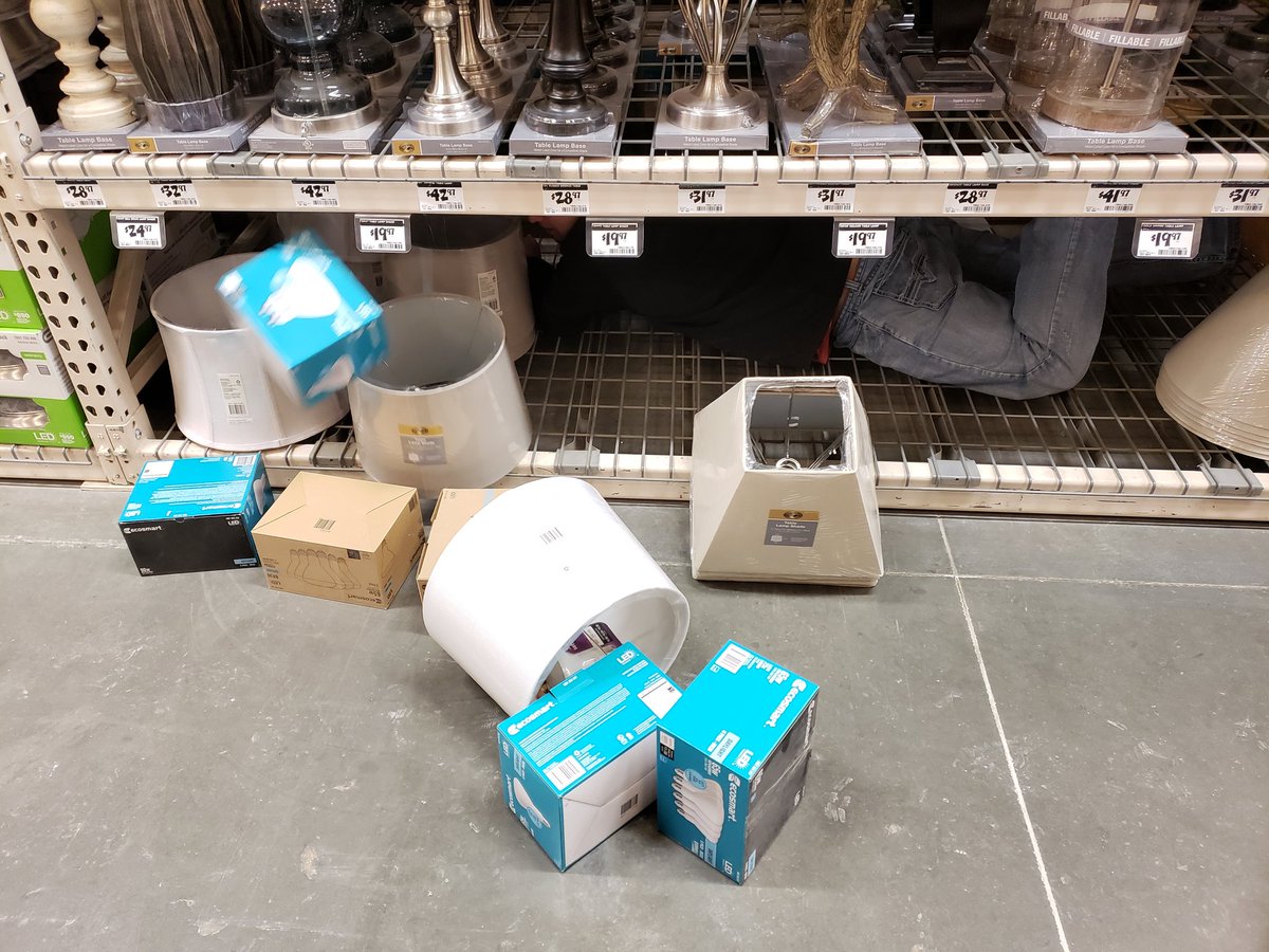 ChasingAutumn22's tweet photo. No light bulb goes uncounted!! Get it @chad_morris1414!!!! #rackdiving #inventory @LadyofTHD @WhereIsRico21 @DonnaBobonna80 @WraeM @faithpayne50 @EdgerleTracy @BryanSchulle @HomeDepot @PabstBen @ThrogmortonMatt https://t.co/zU3cktPJ2e