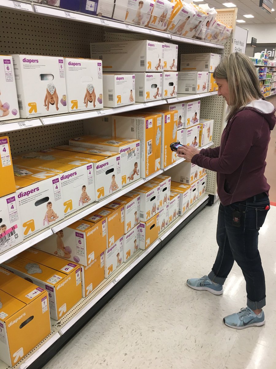 First day in her new role and Cindy is killing it with push, backstock, zone, and audit!  Bring on those baby sales! #TeamMemberOwnership #1364ALLin