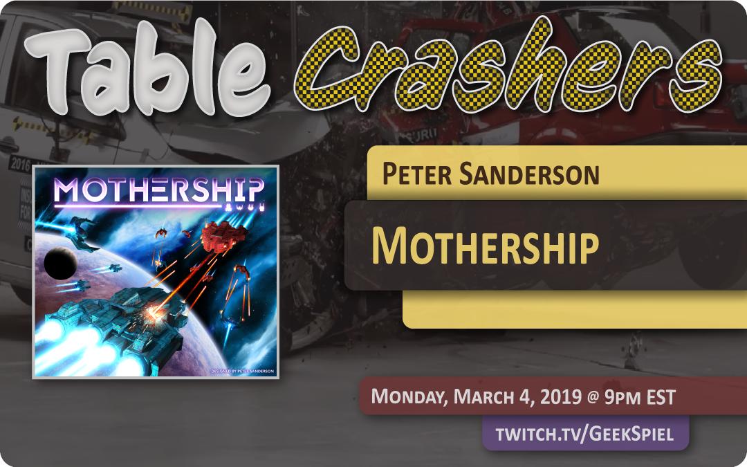 TheGeekSpiel's tweet photo. Live-streaming now with our interview of @PsmSanderson and a demo of Mothership: Tabletop Combat on @TabletopSim with @HappyFunTimeBGs.
Come hangout and !raffle to win!
#TableCrashers #boardgames
https://t.co/Au2FN5huk6 https://t.co/TwRyAyLbUD