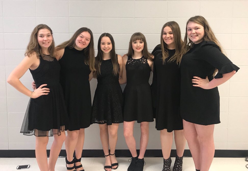 This sextet sang beautifully and got an “Outstanding II” rating at District Contest today.