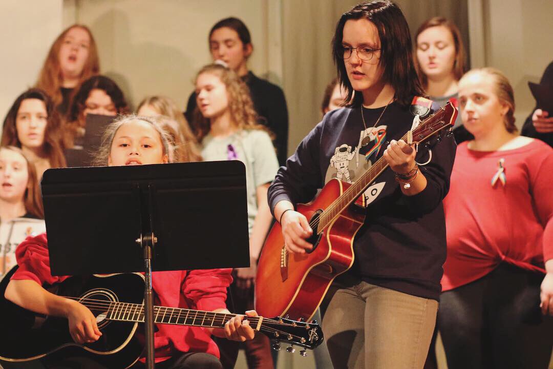 AllWriteWGHS's tweet photo. Mr. Havis’s choir put on a beautiful social justice concert today called All Write Now! 📷 (1-3): Nia Lyles; (4): @guymonwghs #AllWrite2019 https://t.co/o8arqApEc4