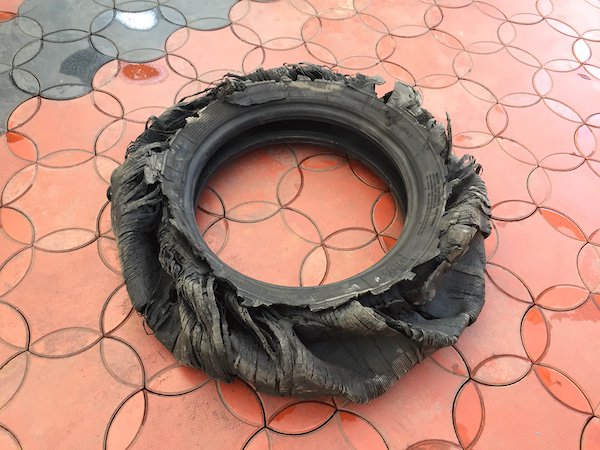 RatheeshRNath's tweet photo. @JKTyreCorporate Attached picture is the condition of our bus tyre - which ran just 45000 Kilometer.
Tyre make: JK Tyres https://t.co/M5VUjqngc8