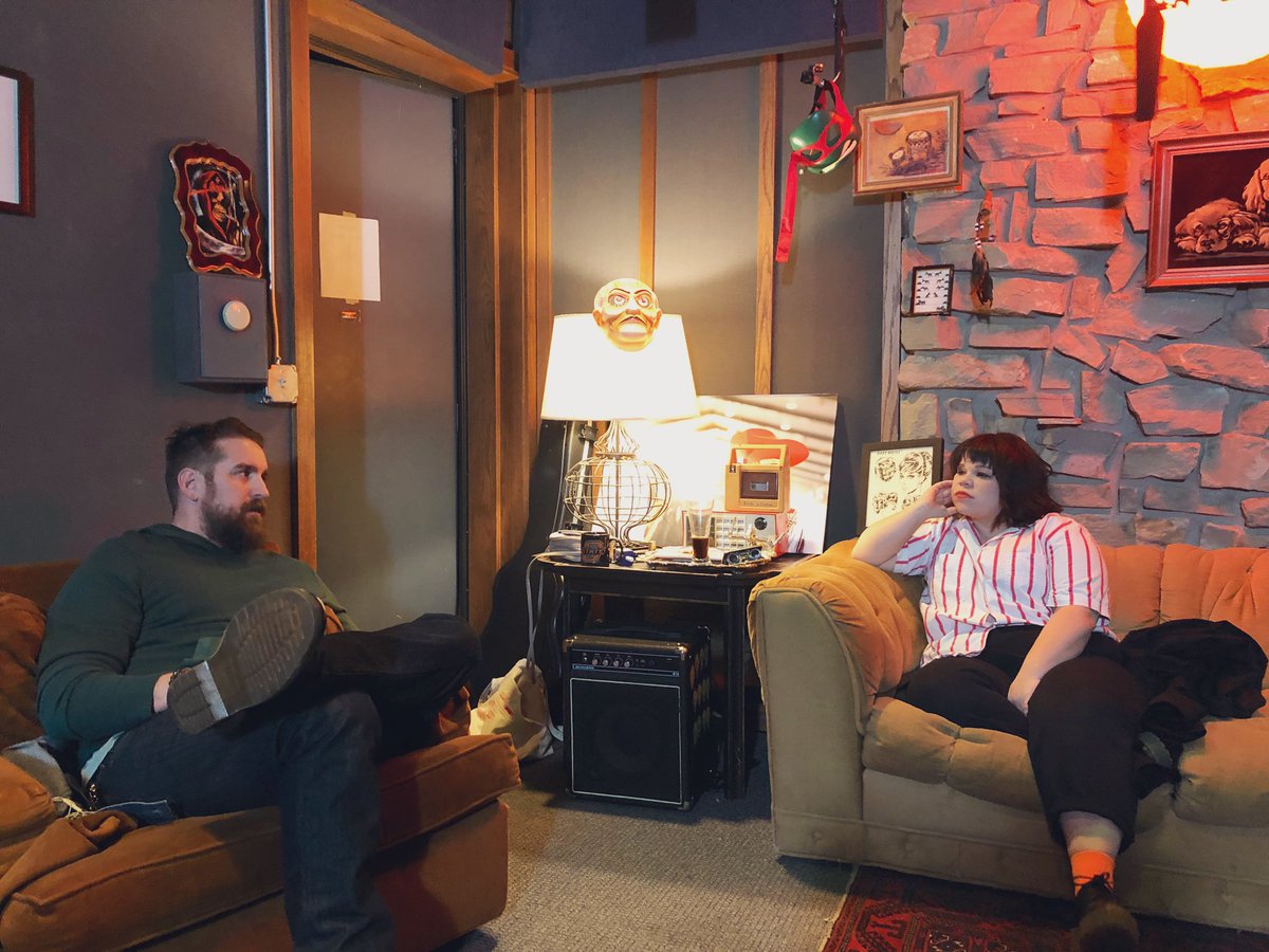 OutsidersLLC's tweet photo. A little twitter catch-up from this weekend’s Play It Loud season three shoots. 

@sjcrain 

#PlayItLoud #oklahomamusic https://t.co/qprWmEChFi