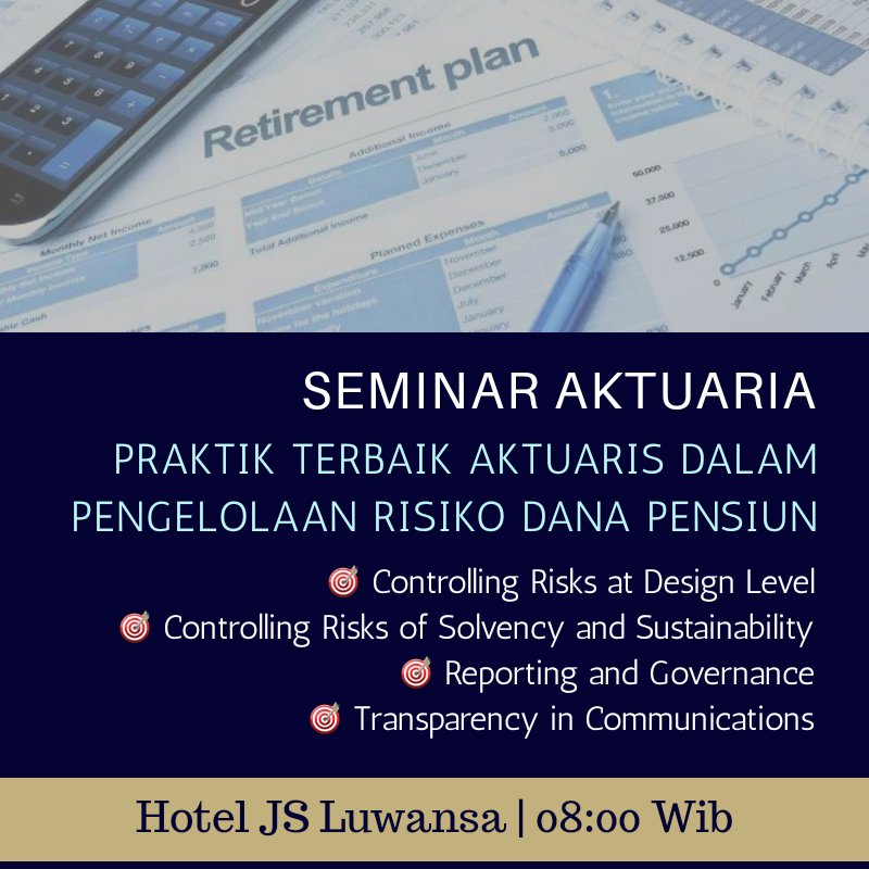 ReadiProject's tweet photo. Praktik Terbaik Aktuaris Dalam Pengelolaan Risiko Dana Pensiun dengan pembicara: Yves Guerard (Actuarial Capacity Building Specialist, #READIProject), Steven Tanner (Aktuaris & Direktur Dayamandiri Dhamakonsilindo), Taufik Rayriawan (Komisi Standar Prosedur AKAI) https://t.co/Q8bDurXihB