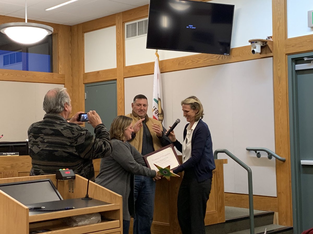 So fantastic celebrating <a href="/ReneaMagnani/">Renea Magnani</a> as Sonoma City Council recognized her tonight for her contributions to our community! So well-deserved!