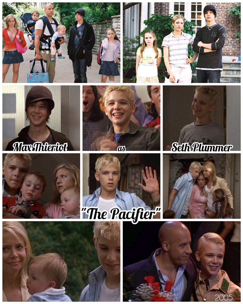 thieriot_news's tweet photo. 14 years ago #ThePacifier came out in theaters ! One of my favorite Max's movies !
#MaxThieriot plays the role of Seth Plummer. On June 8th, 2005, the movie came out in France under title #BabySittor.
I love this movie so much ! ❤️
#VinDiesel #FaithFord #BrittanySnow #MorganYork https://t.co/H8FSD0RQL2