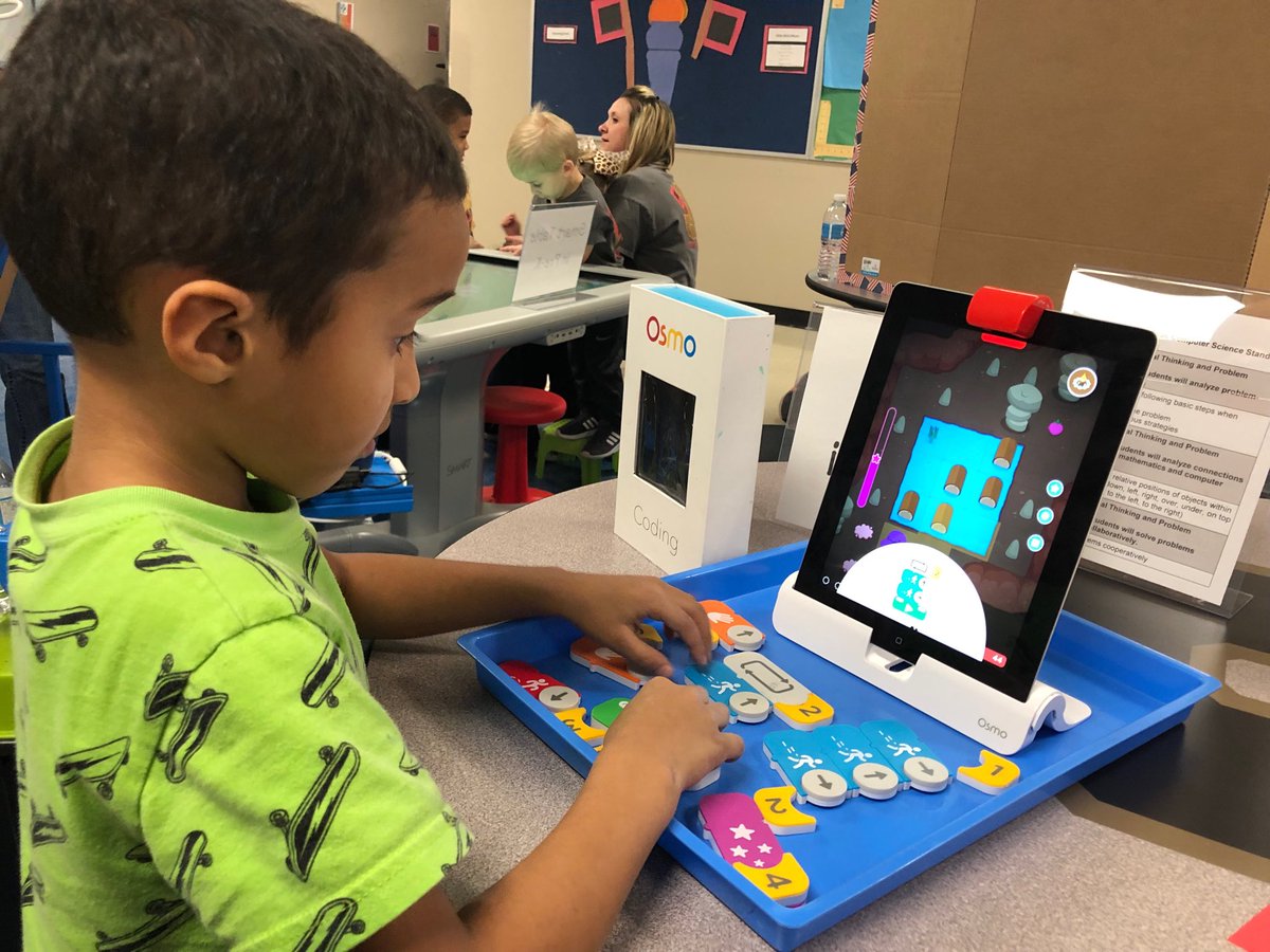 karsheets's tweet photo. JPS Tech Expo 2019.  This little guy showed me how to code! #JPSTechExpo19 https://t.co/aKj2ztIsRT
