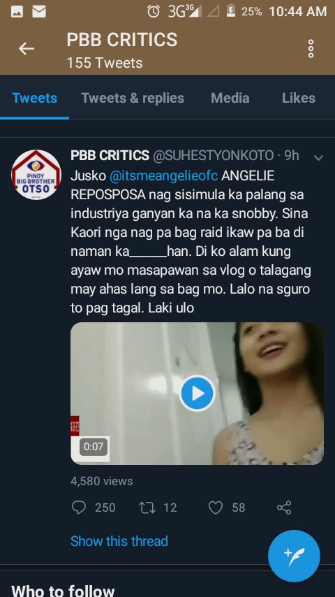 WaPaKi2's tweet photo. So wala akong paki!!! Patunay to na ang KaoSeth ang basher ni @itsmeangelieofc.. wala kana Kasi magawa anak ng itim na araw ka!!!! Bagay lang sa inyo na pina itim nyo ang araw Kasi mga impakto kayo!!! Sasabihin nyo kami basher ni Seth. E mas malala pa ugali nyo!!! https://t.co/D2McH6Zulu