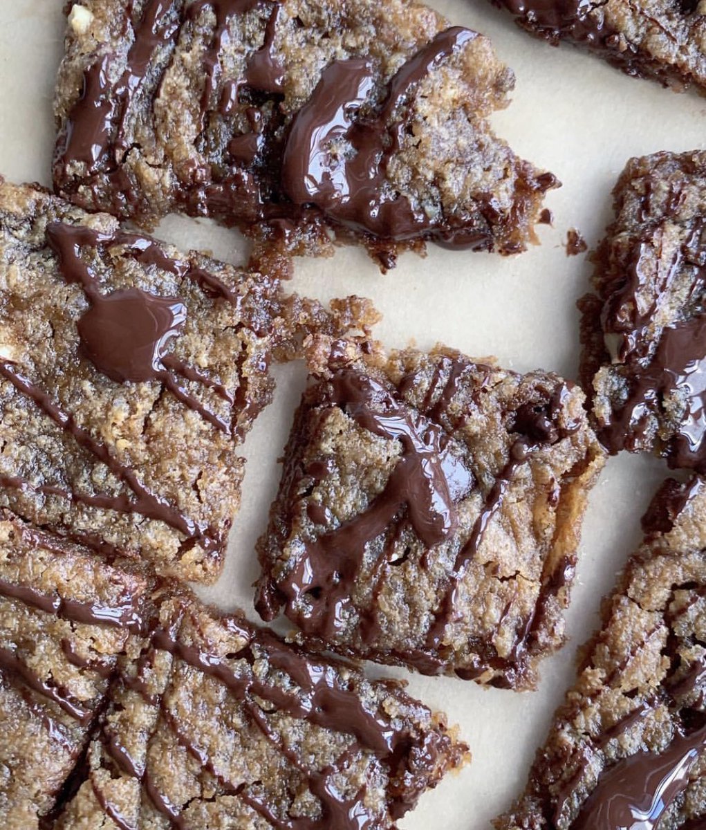 Chocolate Chip Salty Bar - recipe is available on Instagram <a href="/OrganicGemini/">OrganicGemini</a>