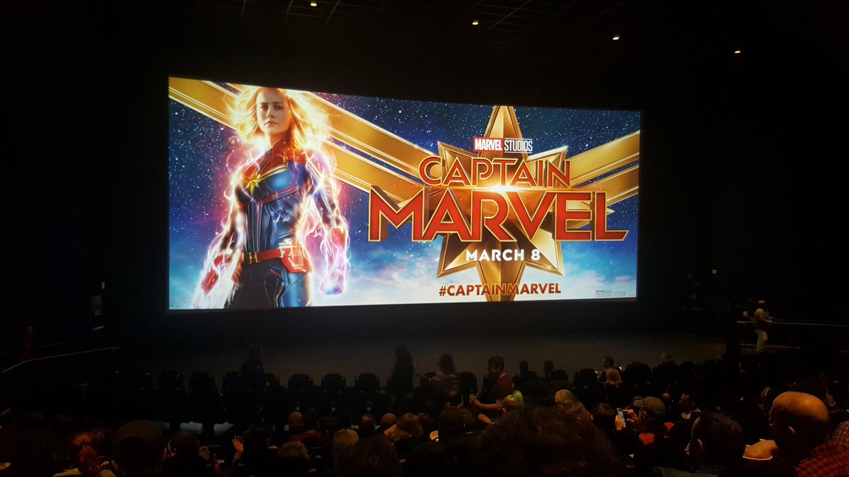 MrJayWashington's tweet photo. Yeaaaaaahhh buddy this us about happen #CaptainMarvel LET'S GO #TheMadTitanPodcast #Cinelinx https://t.co/juhzfhZLZx