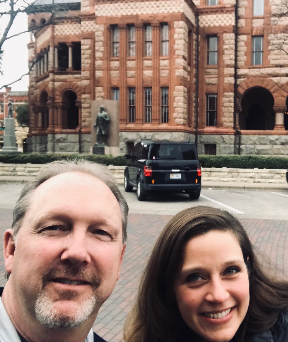 Nicole_PROSOCO's tweet photo. Waxahachie, TX  = SO CUTE. ❤️Thanks for the tour ⁦@Al_PROSOCO⁩   I look forward to #masonry cleaning 411 tomorrow with Bob Holmes + team. Who knew taking a selfie and capturing the gorgeous courthouse in the background at the same time would be so hard. ⁦@PROSOCO⁩ https://t.co/lEpnt5QFgN