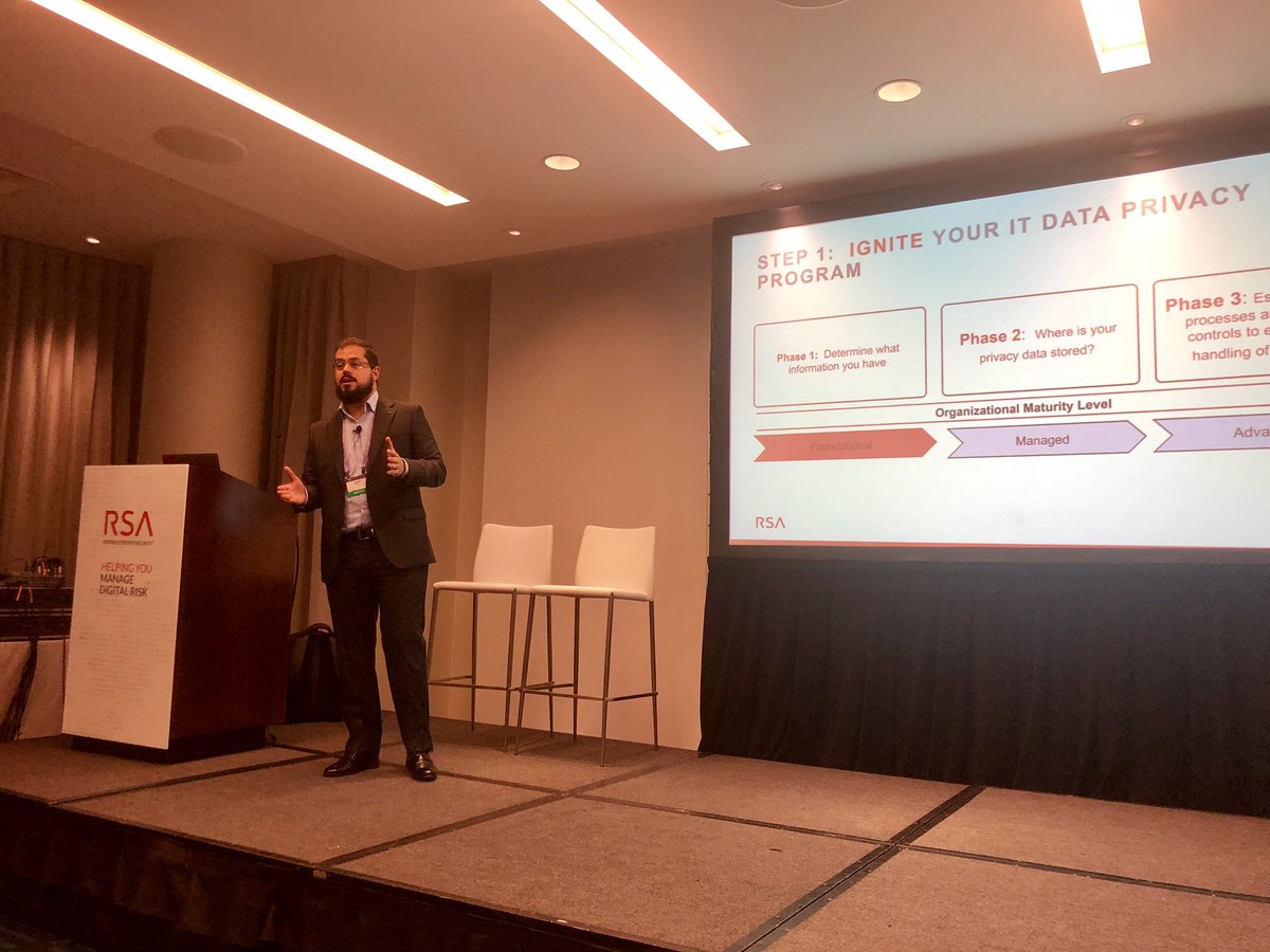 MarcosNehme's tweet photo. Excited &amp; honored to share stage with @RSAsecurity SE LATAM TEAM how we can help our #LatinAmerica customers &amp; partners implement Integrated Risk Management strategy through Digital &amp; Security transformations @RSAsecurity @DellTech @DellEMCLatam #RSAC @alejng @nakkwak https://t.co/2ZUmbBUCf7