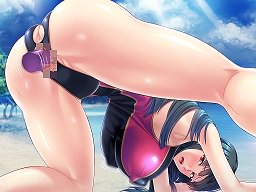 Ci-en、ファンティアにて3月発売タイトルのイベント画像公開中です。「爆乳水着人妻をビーチでデカチンナンパ」の水着の種類を一部確認できます!ファンティア 
