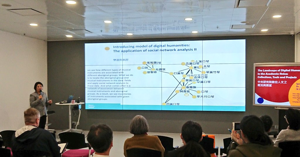 cuhklibresearch's tweet image. Dr. Sophy Chen from @AcademiaSinica is now introducing about their #digitalhumanities research projects in #DSLab which are very interesting. #CUHKLibrary