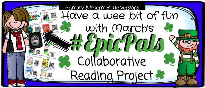 smalchow's tweet photo. What's at the end of the rainbow?🌈 A great selection of @EpicKidsBooks 📚 in this month's #EpicPals collaborative reading project! https://t.co/vDzAl5hqXU Come &amp; see what @bhopteacher and I have in store for your Ss! #iPaded #edtech #1stchat #1stgrade #2ndgrade #RaiderStrong https://t.co/48j4ylN69L