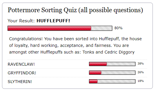 FrigginNerds's tweet photo. I retook the sorting quiz online that asks you ALL of the Pottermore questions and NO surprise, I'm still most definitely representing the BADGER PRIDE! Britt is retaking the test as well...but that will be on camera. ;) Has pregnancy turned her Slytherin?! -Mike #HufflepuffsRule https://t.co/q5tNzHCuc2