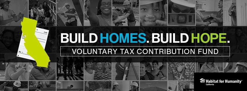 #BuildHomesBuildHope this tax season with your tax return and make sure California families have a decent place to live! Visit habitatca.org/taxfund for more info on how you can help with as little as $1!