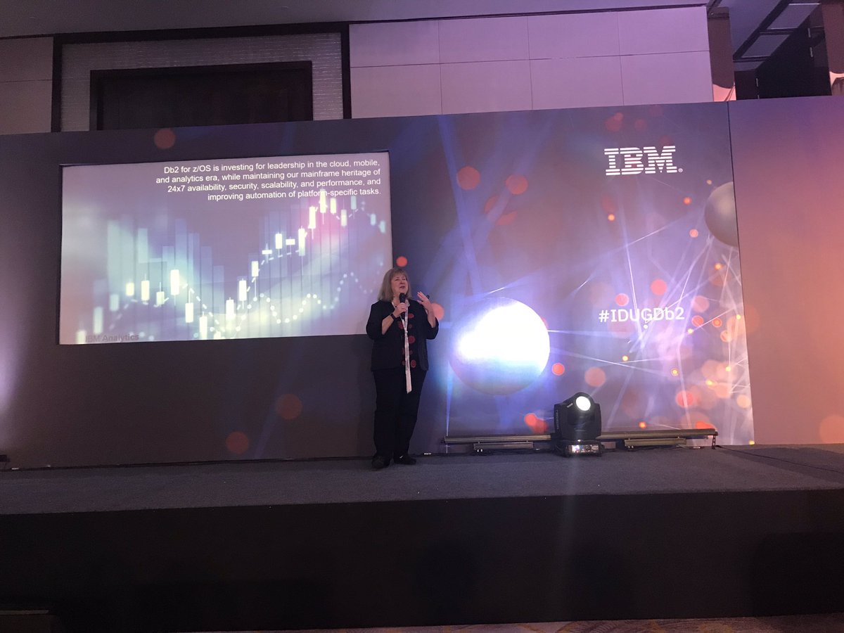 IDUGDb2's tweet photo. Mo Townsend kicks off #Db2z track at @IDUGDb2 #Db2z #AI #ML #Data ##DevOps @jrockwood @TahoeJR @SocialMktg4U @Db2World https://t.co/ul6ZSsOE3q