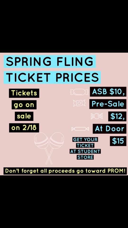 cvhsclass2019's tweet photo. Last week to buy spring fling tix!! All of our profits equal a great prom! https://t.co/BHpTfCYg0U