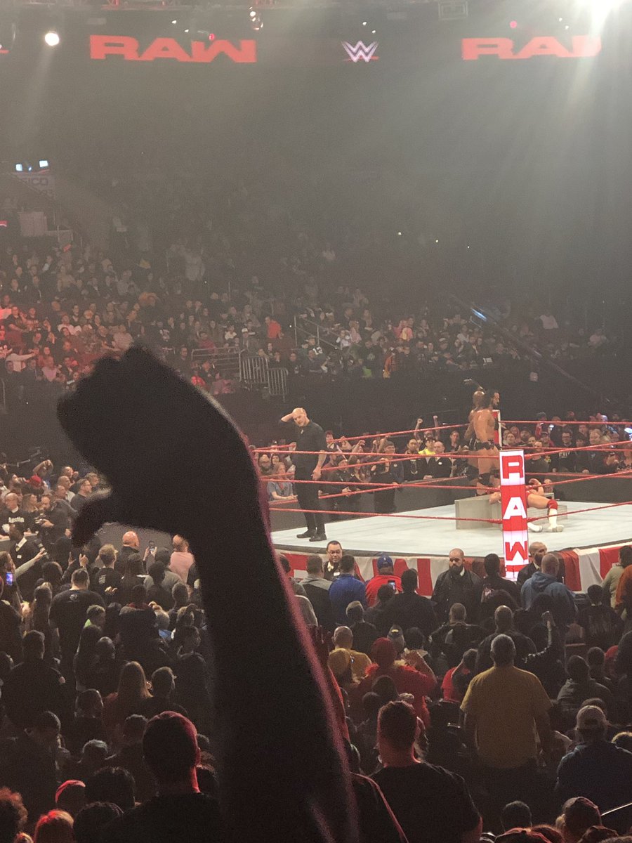 JasminTaylor's tweet photo. @DMcIntyreWWE #raw #philly https://t.co/QS42rjfkYI