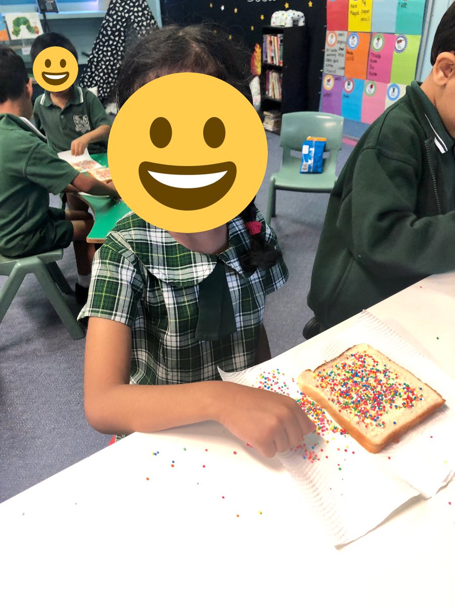 Students loved making fairy bread for our shared writing experience this week 🧚‍♀️ 🍞 🌈 #L3 #LeppingtonPublicSchool