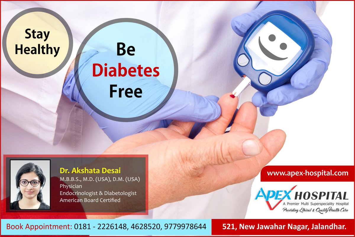 Diabetes - the silent killer that kill part by part of our life. 
Beware of your condition. Get Tested at APEX Hospital.
We will help you to reverse Diabetes.
Book an appointment: +91-9779978644.

#Diabetes #Hospital #DiabetesCauses #DiabetesTreatment