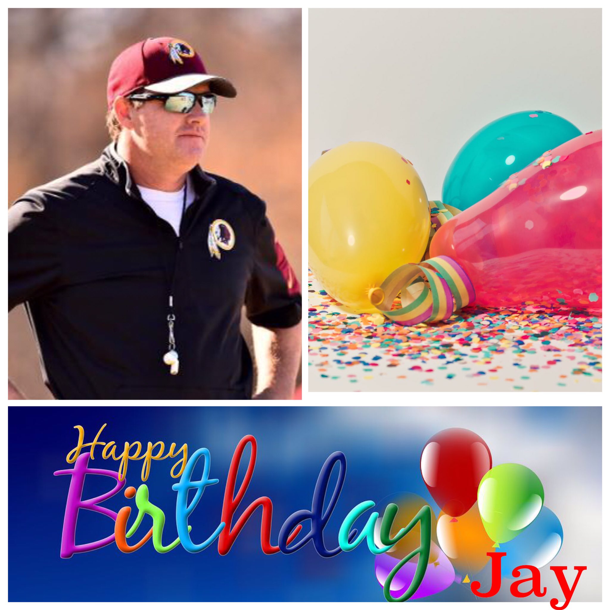 Screaming Happy Birthday to you Coach Jay Gruden! Hope you had an awesome day!    