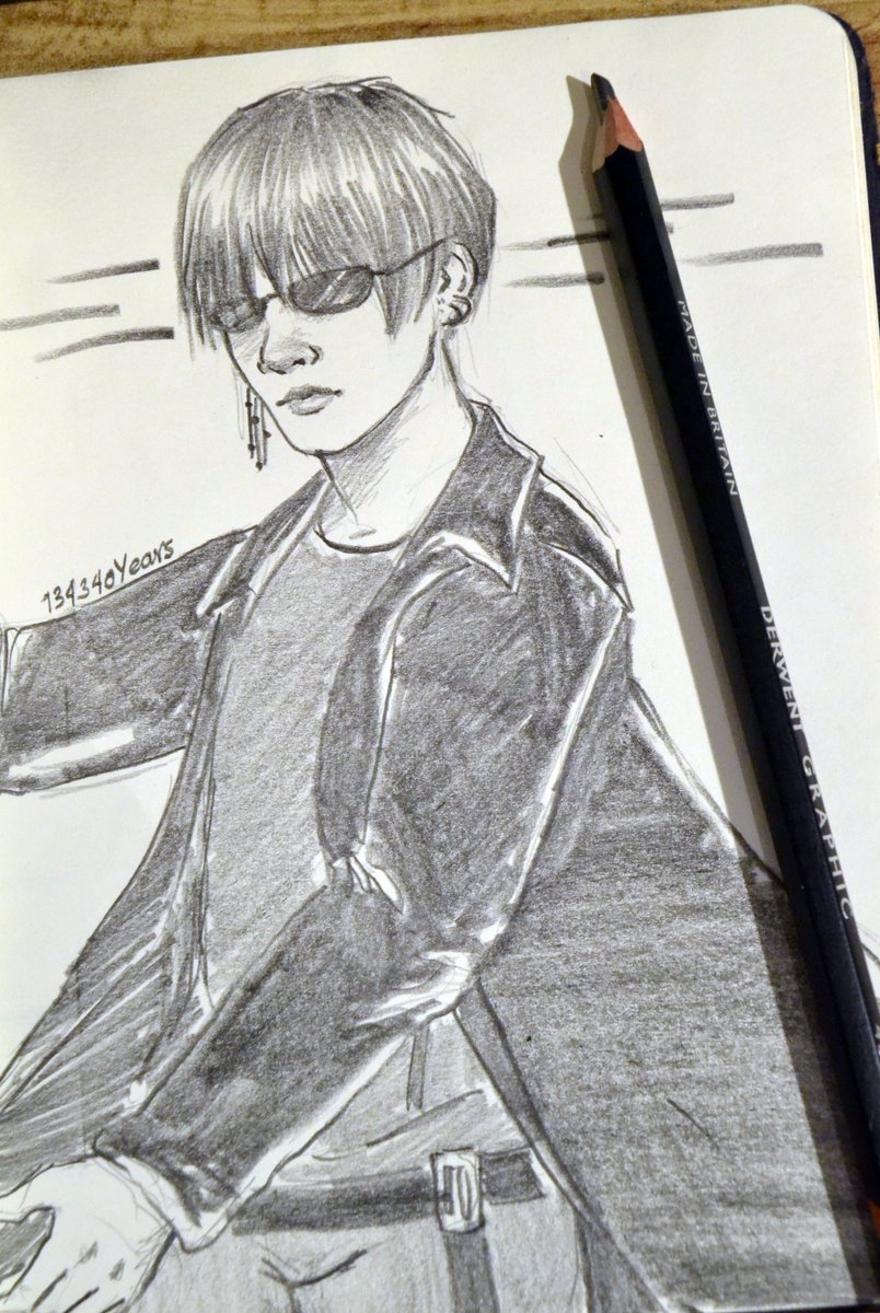 20190303 / day 62sorry, yesterday i had like tons of homework and work. double today tho! it's not quite what i wanted, it looks very stiff sadly. but i love Yoongi w long hair (Kym suggested this!) from that Ddaeng practice so i had to @BTS_twt