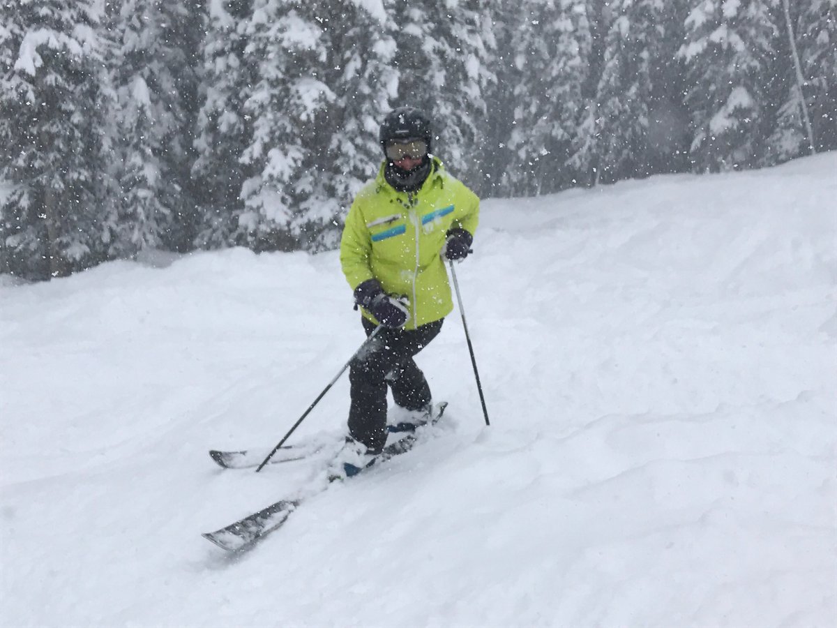 What’s not to like about >14” of powder ⁦<a href="/CopperMtn/">Copper Mountain</a>⁩ and avoiding (barely) getting stuck on I-70?