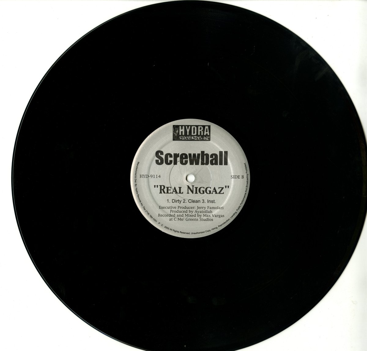 EVC_RECORDS's tweet photo. 【New Upload】
Screwball – Too High, Too Low / Real Niggaz (2002) 12"
・
Listen↓↓↓
https://t.co/xUpo92iuAl
・
YouTube チャンネル↓↓↓
https://t.co/SR2mMZ4v3V
・
#Screwball #TooHighTooLow #RealNiggaz #HydraRecords #HipHop #TragedyKhadafi #Ayatollah #MikeHeron #Rap #EVCRECORDS https://t.co/wg8Fdhu3Cr