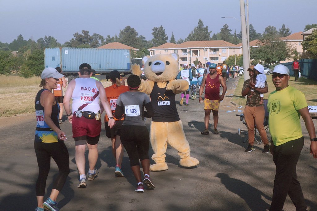 WE FUELLED, THEY FULFILLED! 〽️🔥🐻⚡️🎉💦🏂🍻🥇🥁
___
#vaalmarathon #therunningexchange #runningculture #sebokeng #runruthless #unityinmotion #fuelarunner