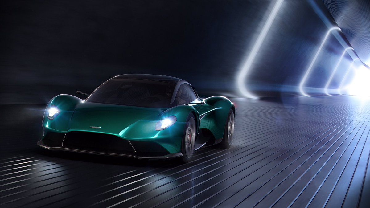 This is the new Aston Martin Vanquish Vision Concept, the first series production mid-engined supercar in the company's history. WOW. This is very, very exciting. 
#AstonMartin