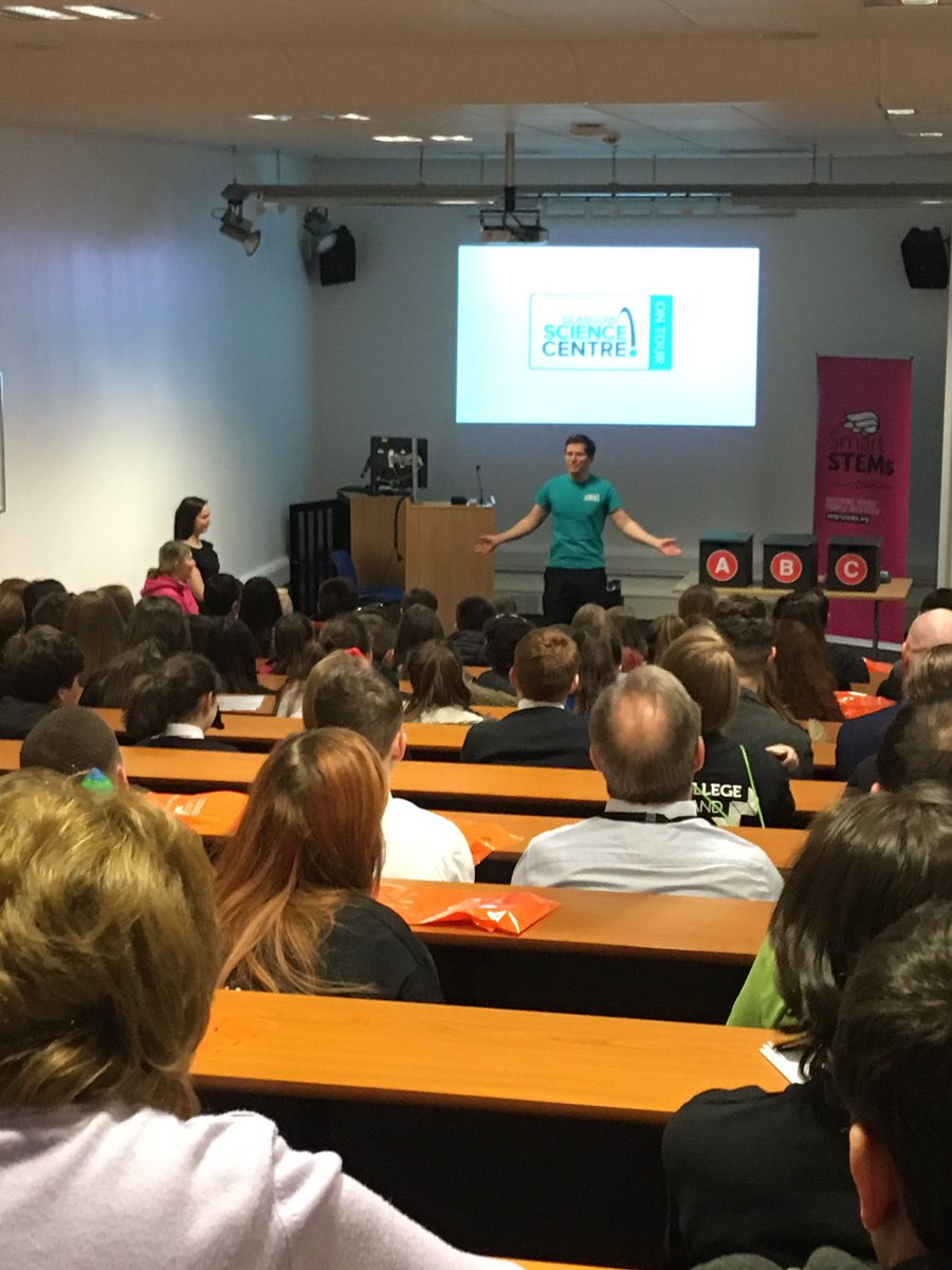 WestCollScot's tweet photo. Jack from the @gsc1 is up next and he’s giving a very engaging guest lecture! @SmartSTEMs. #SSWCS #CollabIsKey #STEM @edfenergy @SericSystems @EngagementRaf @gsc1 @jpmorgan @letsdostuffs @RecoilKneepads https://t.co/Mk5xBjUEJb