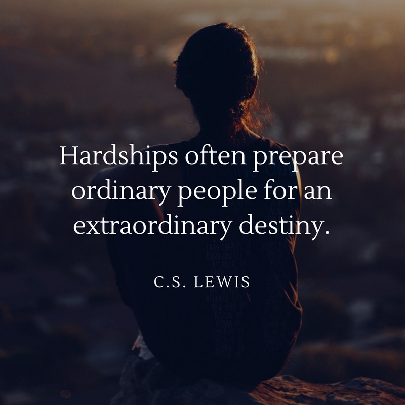 cheapcoffeesup1's tweet photo. #MusedayTuesday people! Yes we are trying to make this into a thing. ๐ Here's ours for this week. Nice one C.S. Lewis! #Hardship #Extraordinary #Destiny https://t.co/A6Cs7OUWAz