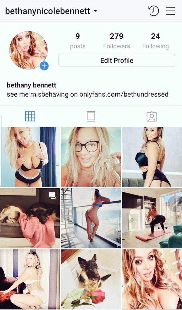 Beth bennett instagram