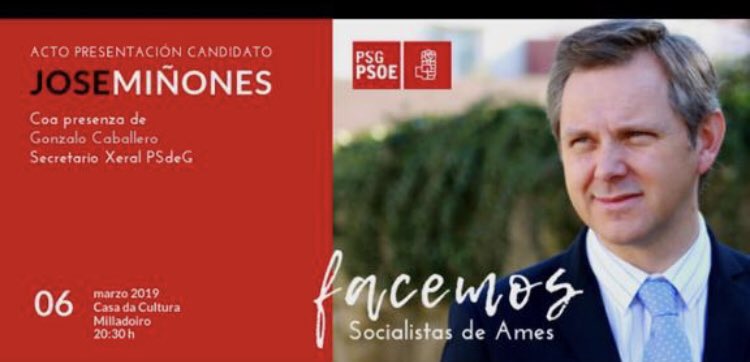 PopularesAmes's tweet photo. Parece que @jose_minones segue os pasos do PP de Ames... agora só lle falta preocuparse por Ames e os seus veciños e non venderse polo sillón a grupos radicais #FacendoAmes https://t.co/4GhMwaqdSX