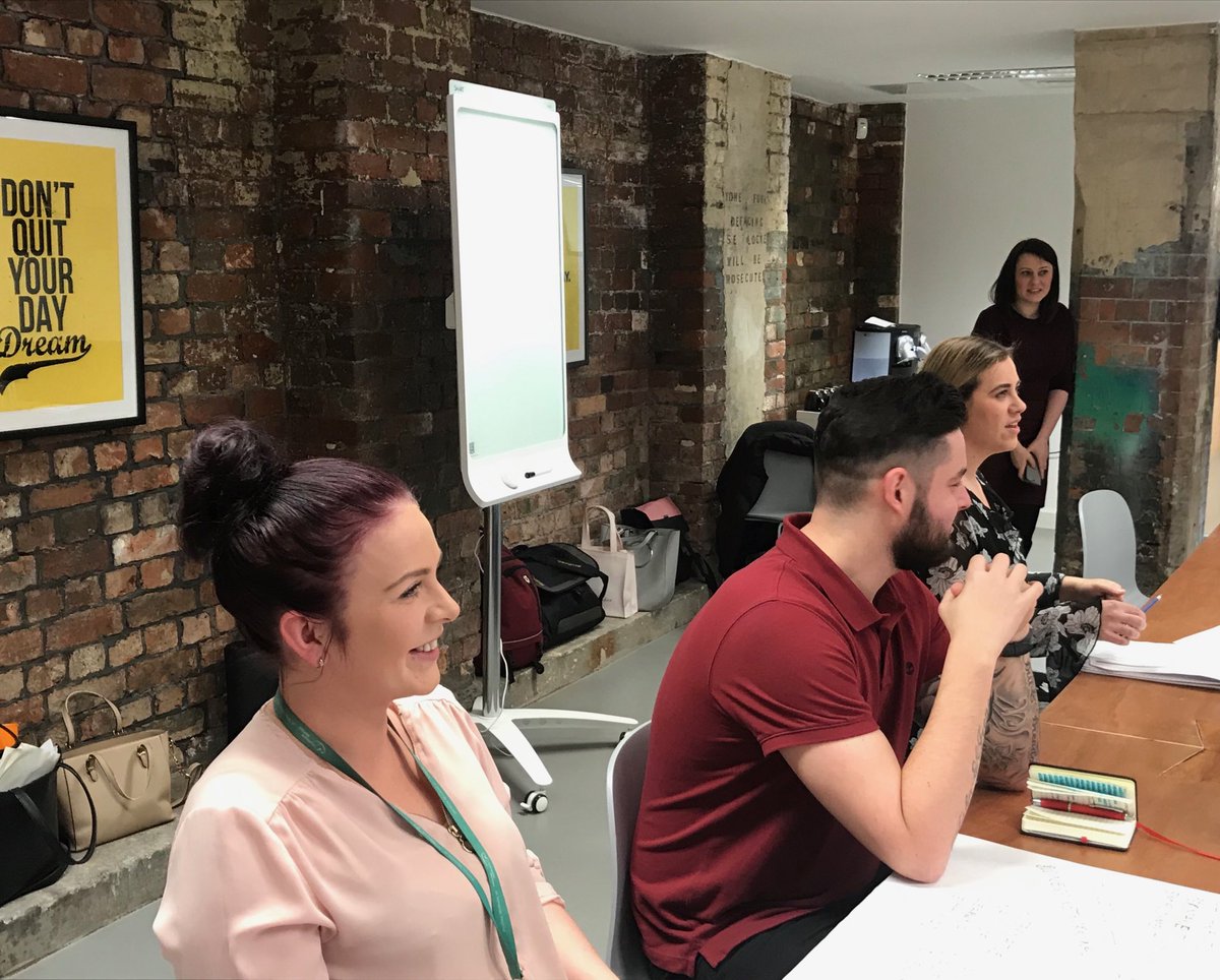 LaviniaTameside's tweet photo. Great way to start #NAW2019 @mrsroodurmun #ApprenticeSwap @tandgicft apprentice was really engaged at our #TAAP Launch & shared her amazing journey with the ambassadors 😁 @TamesideCouncil App coming your way Thursday!! #SeeDifferent #TamesideApprenticeships https://t.co/RWr9gZToEP