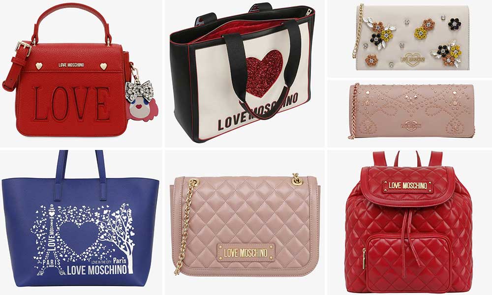 LOVE MOSCHINO Borsa a baauletto con tracolla NERO A/I 2019/20 -  modaborse.net