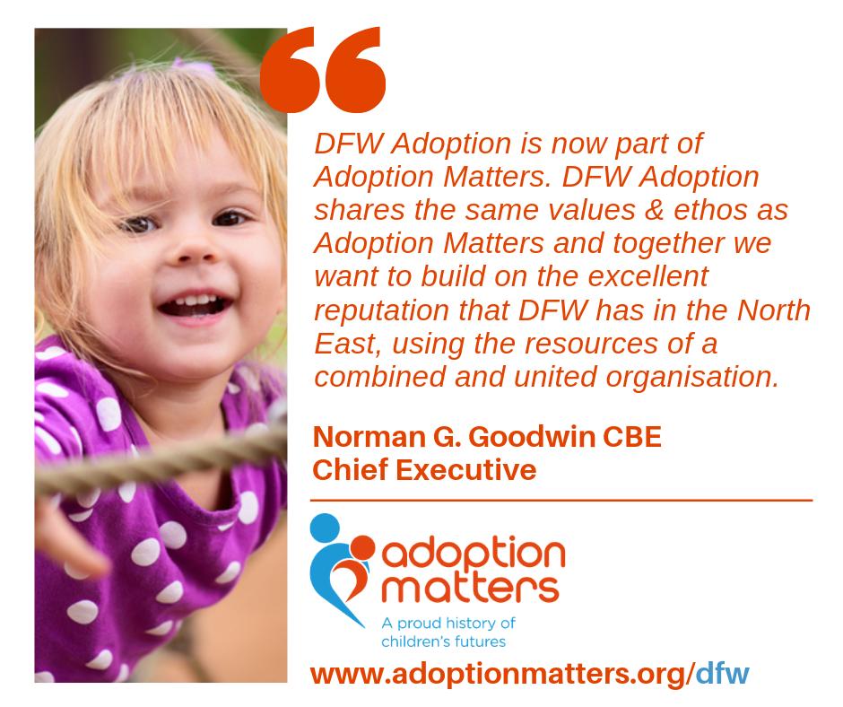 adopt_matters's tweet photo. Not heard our exciting news? We now cover the North East region, for more information as about our merger with @DFWadoption click here: https://t.co/n8Zy7nafjL @ThisisDurham #NorthEast #Excitingplans #Twobecomesone #Durham #adoption #adoptionmatters https://t.co/1l80JOaX39